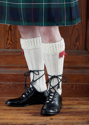 Kilt Socks in Sirdar Country Style 4 Ply (7728)