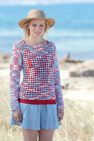 Crocheted Womens Tops in Sirdar Beachcomber (7761)
