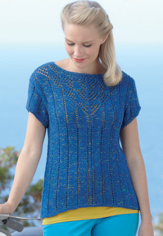 Woman's Top in Sirdar Amalfi DK (7779)