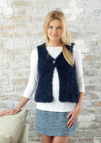 Womens Gilet in Sirdar Touch (7782)