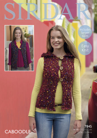 Waistcoats in Sirdar Caboodle (7845)