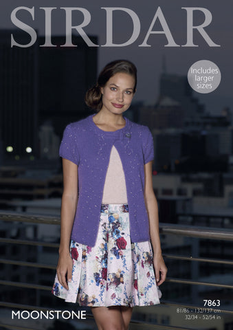 Cardigan in Sirdar Moonstone (7863)