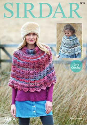 Poncho in Sirdar Aura (7878)