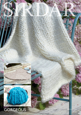 Home Accessories in Sirdar Gorgeous (7963)
