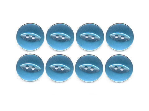 Fish-Eye Buttons - Blue - 70
