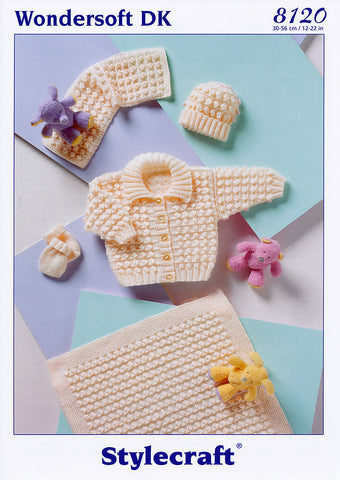 Pram Set in Stylecraft Wondersoft DK (8120)