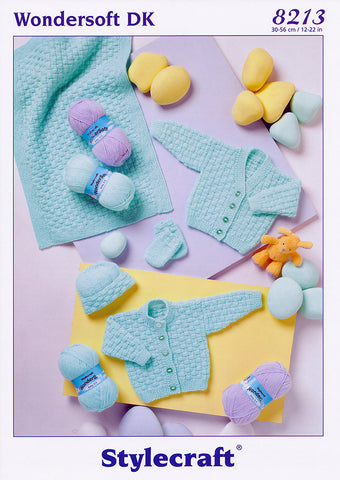 Pram Set in Stylecraft Wondersoft DK (8213)