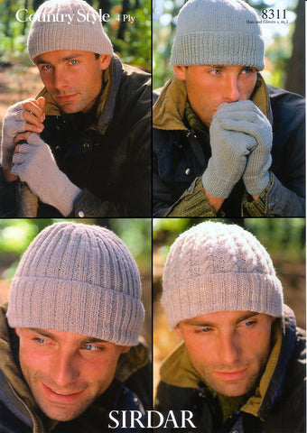 Hats and Gloves in Sirdar Country Style 4 Ply (8311)
