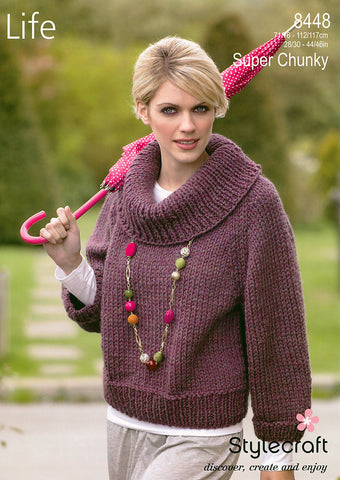 Sweater in Stylecraft Life Super Chunky (8448)