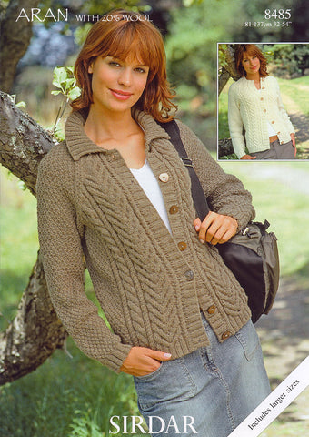 Cardigans in Sirdar Aran (8485)