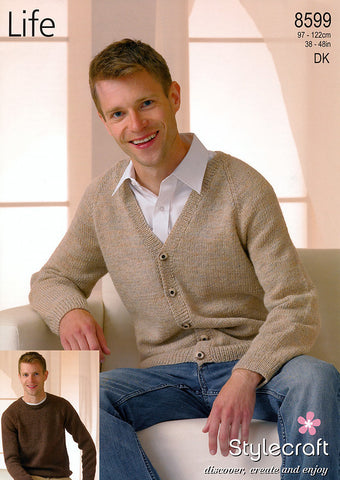 Sweater & Cardigan in Stylecraft Life DK (8599)