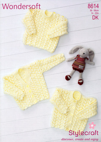 Cardigans and Sweaters in Stylecraft Wondersoft DK (8614)