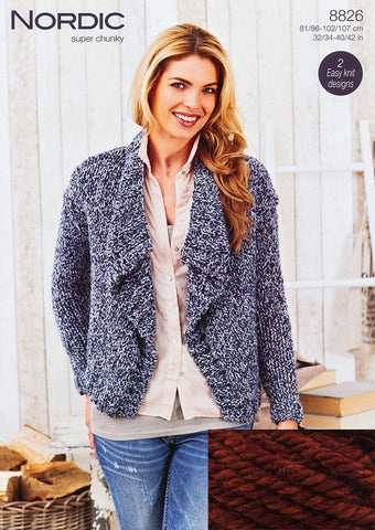 Stylecraft Nordic Super Chunky Cardigan Pack – Ember