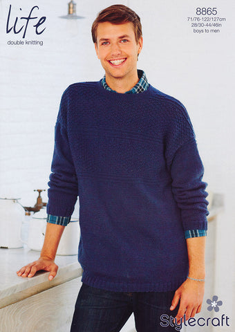 Sweater in Stylecraft Life DK (8865)