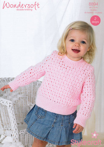 Cardigan and Sweater in Stylecraft Wondersoft DK (8894)