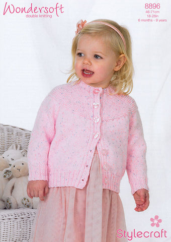 Cardigans in Stylecraft Wondersoft DK (8896)