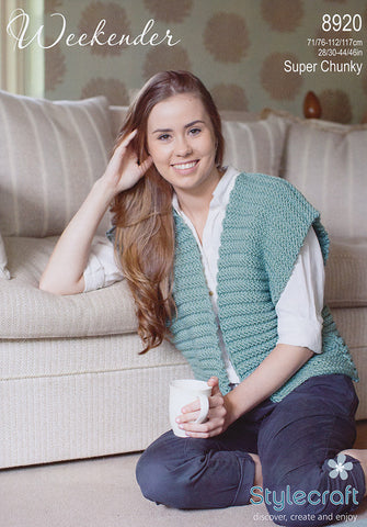 Waistcoat in Stylecraft Weekender (8920)