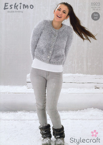 Cardigan in Stylecraft Eskimo DK (8923)