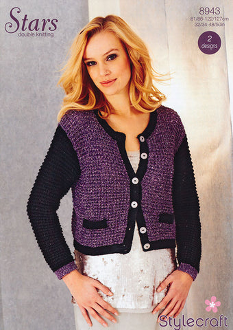 Cardigans in Stylecraft Stars DK (8943)