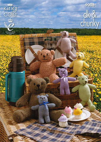 Teddy Bear's Picnic in King Cole DK and Chunky (9008)