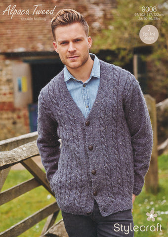 Cardigans in Stylecraft Alpaca Tweed DK (9008)