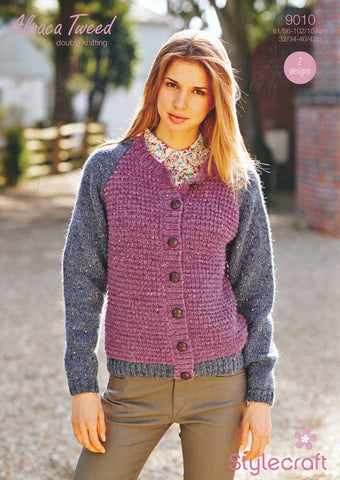 Cardigans in Stylecraft Alpaca Tweed DK (9010)