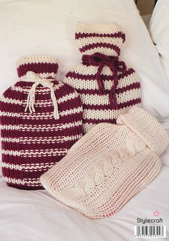 Hot Water Bottle Covers in Stylecraft Weekender Super Chunky (9042)