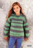 Child's Sweater in Stylecraft Swift Knit Stripes (9060)