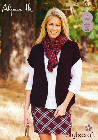 Waistcoats in Stylecraft Alpaca DK (9097)
