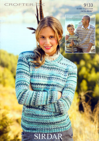 Sweaters in Sirdar Crofter DK (9133)