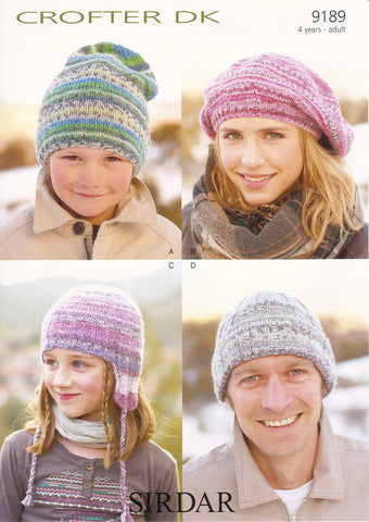 Hats in Sirdar Crofter DK (9189)