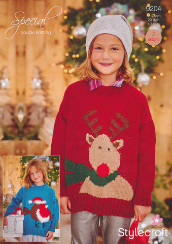 Christmas Jumpers in Stylecraft Special DK & Eskimo DK (9204)