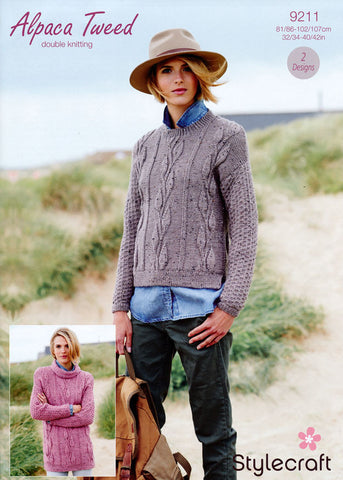 Sweaters in Stylecraft Alpaca Tweed DK (9211)