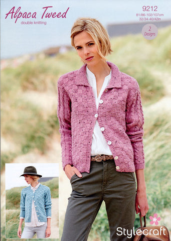 Cardigans in Stylecraft Alpaca Tweed DK (9212)