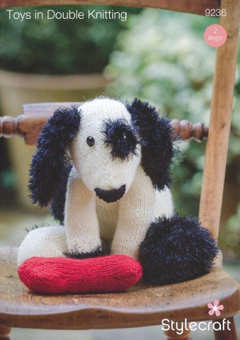 Dog and Bone in Stylecraft Alpaca DK, Eskimo DK and Life DK (9236)