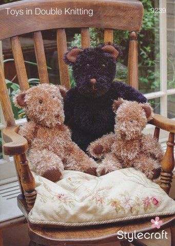 Teddy Bears in Stylecraft Eskimo DK (9239)