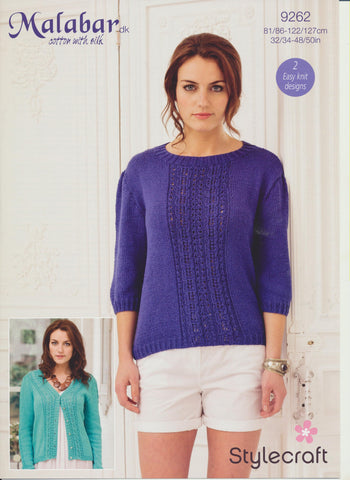 Cardigan and Sweater in Stylecraft Malabar DK (9262)