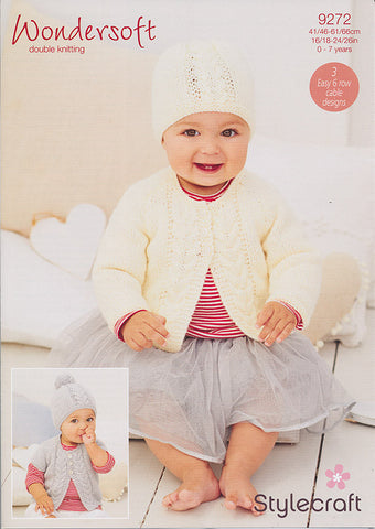 Cardigans and Hats in Stylecraft Wondersoft DK (9272)