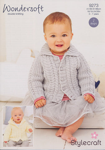 Childrens Jackets in Stylecraft Wondersoft DK (9273)