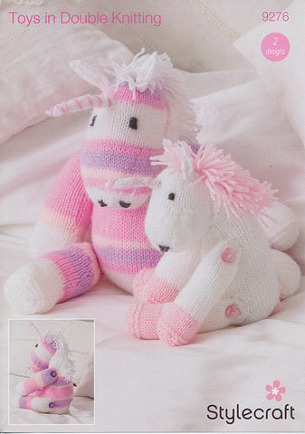 Unicorn Toys in Stylecraft Wondersoft DK and Wondersoft Merry Go Round (9276)