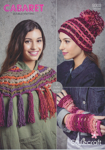 Crochet Accessories in Stylecraft Cabaret DK (9303)