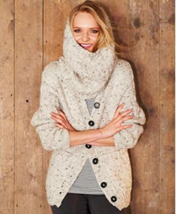 Cardigans and Snood in Alpaca Tweed Chunky (9320)