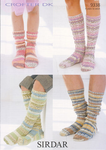 Socks in Sirdar Crofter DK (9338)