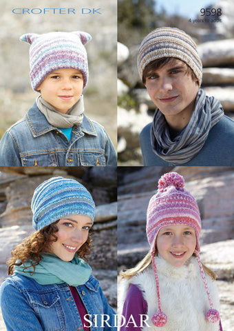 Hats in Sirdar Crofter DK (9598)