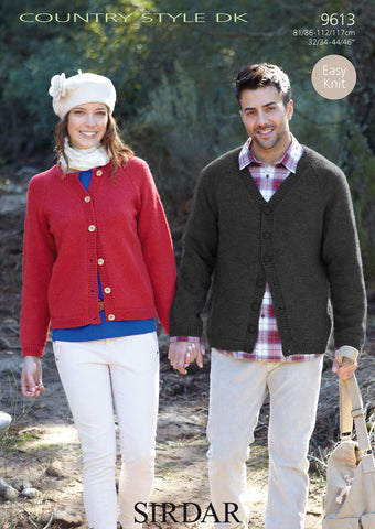 Cardigans in Sirdar Country Style DK (9613)