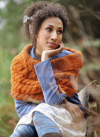 Compass Cowl in Blue Sky Bulky (CC3)