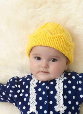 Lion Brand Modern Baby Baby Crown Hat Digital Version