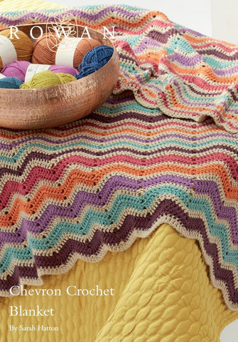 Chevron Crochet Blanket Digital Version