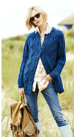 Raglan Coatigan & Separate Cowl Collar Digital Version