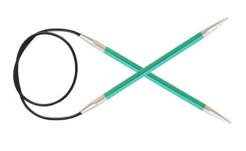 Knit Pro Zing Fixed Circular Needles - 80cm Length
